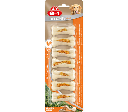 8in1 Hundesnack Delights Strong Kauknochen