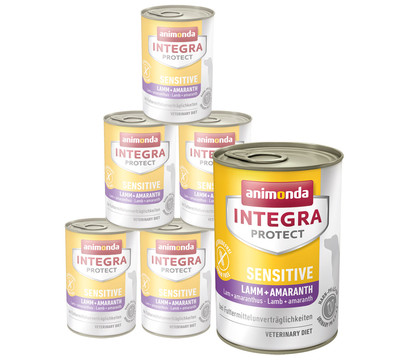animonda INTEGRA PROTECT Nassfutter für Hunde Sensitive, 6 x 400 g