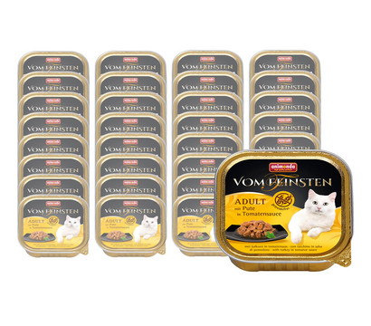 animonda VOM FEINSTEN Nassfutter für Katzen Adult in Sauce, 32 x 100 g