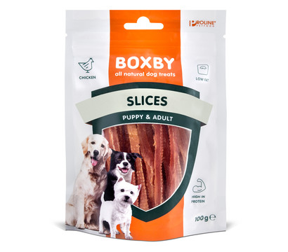 Boxby Hundesnack Slices Chicken, 100 g