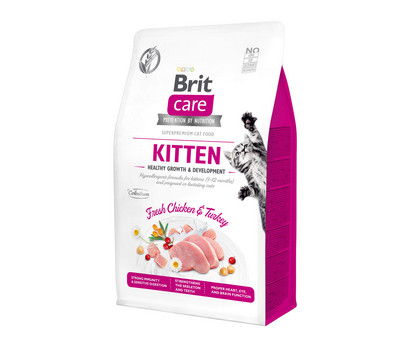 Brit Care Trockenfutter für Katzen, Kitten, Huhn & Truthahn