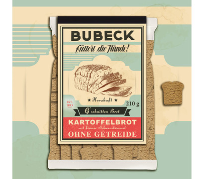 Bubeck Hundesnack G'schnitten Brot, 210 g