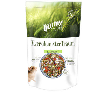 bunny® NATURE Hamsterfutter ZwerghamsterTraum EXPERT, 500 g