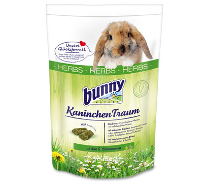 bunny® NATURE Kaninchenfutter KaninchenTraum HERBS