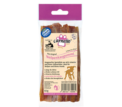 Carnello Hundesnack Welpenkaugummi, 60 g