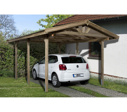 Weka Carport 611, ca. B358/H270/T500 cm