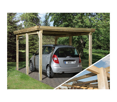 Weka Carport 617, ohne Dacheindeckung