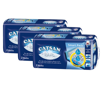 Catsan Katzenstreu Smart Pack, 3 x 2 Stk.