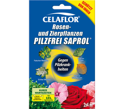 Celaflor® Rosen- und Zierpflanzen Pilzfrei Saprol®, 2x 4 ml