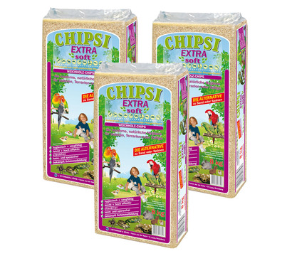 Chipsi® Einstreu Extra Soft, 3 x 8 kg