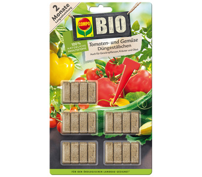 COMPO BIO Tomaten- und Gemüsedüngestäbchen, 20 Stk.