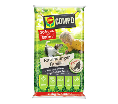 COMPO® Rasendünger Familie, 20 kg