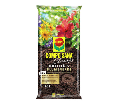 COMPO SANA® Classic Qualitäts-Blumenerde, 40 l