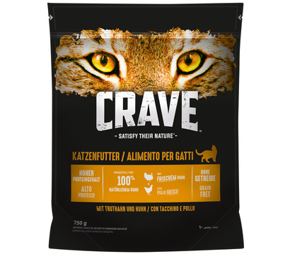 CRAVE™ Trockenfutter für Katzen Adult, 750 g