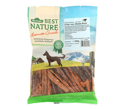 Dehner Best Nature Hundesnack Euter vom Weide-Rind, 200 g