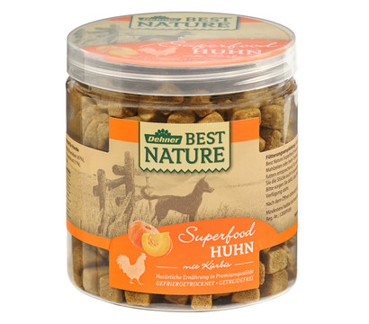 Dehner Best Nature Hundesnack Superfood Huhn mit Kürbis