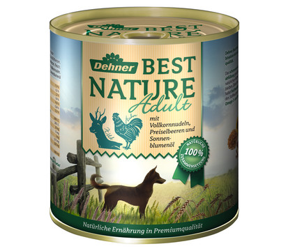 Dehner Best Nature Nassfutter für Hunde Adult, 400 g/800 g