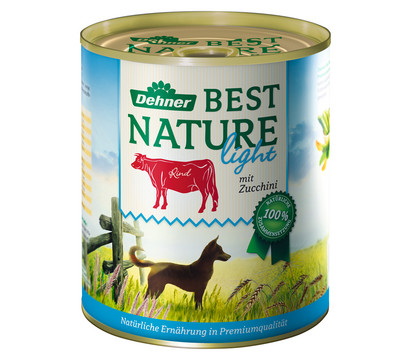 Dehner Best Nature Nassfutter für Hunde Light, 400 g/800 g