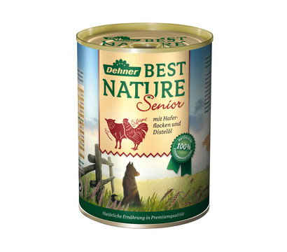 Dehner Best Nature Nassfutter für Hunde Senior, 400 g/800 g