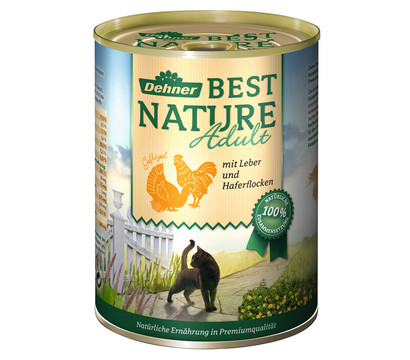 Dehner Best Nature Nassfutter für Katzen Adult, 200 g/400 g