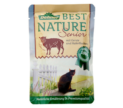 Dehner Best Nature Nassfutter für Katzen Senior, 85 g