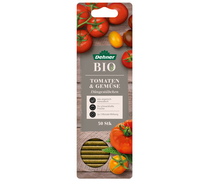 Dehner Bio Düngestäbchen Tomaten & Gemüse, 30 Stück