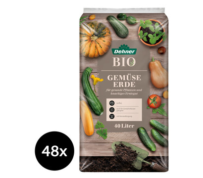Dehner Bio Gemüseerde, 48 x 40 Liter