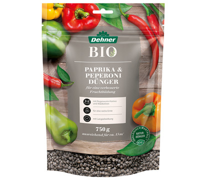 Dehner Bio Paprika- und Peperoni-Dünger, 750 g