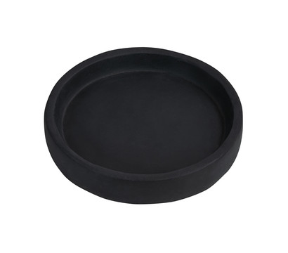 Dehner Clayfibre-Untersetzer, rund, schwarz