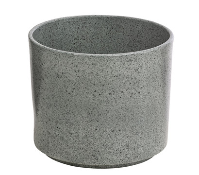 Dehner Keramik-Übertopf Blanca, rund, grau