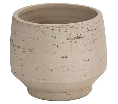Dehner Keramik-Übertopf Felix, bauchig, beige