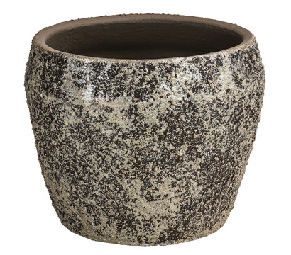 Dehner Keramik-Übertopf Godi, bauchig, ca. Ø16 cm