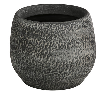 Dehner Keramik-Übertopf Jan, bauchig, ca. Ø16 cm