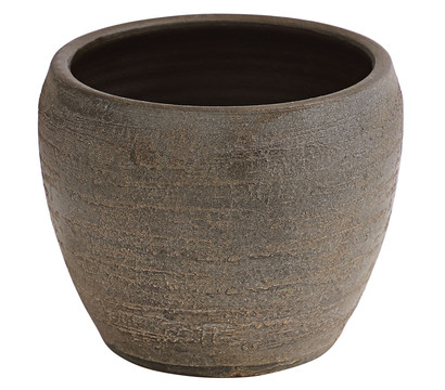 Dehner Keramik-Übertopf Kenia, konisch, braun