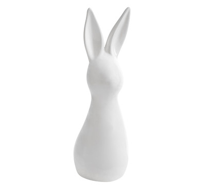 Dehner Keramik-Figur Hase, weiß