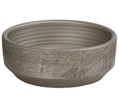 Dehner Keramik-Schale Kane, rund, braun, ca. Ø23/H10 cm
