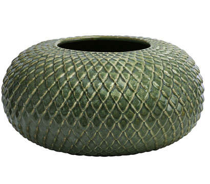Dehner Keramik-Vase Tamir, bauchig, ca. Ø26/H13 cm