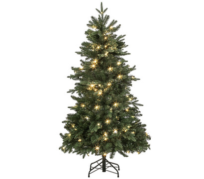 Dehner künstlicher LED-Weihnachtsbaum Espen, ca. H150 cm