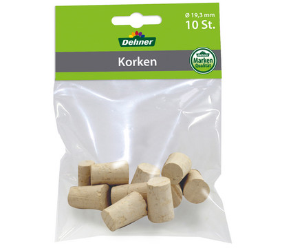 Dehner Korken, Ø19,3 mm, 10er-Set