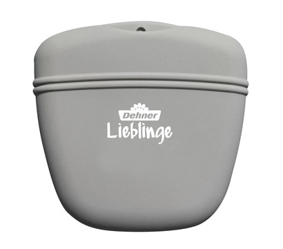 Dehner Lieblinge Futtertasche Silikon, grau, ca. B12,5/H10,5/T5,5 cm