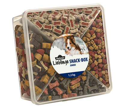 Dehner Lieblinge Hundesnack Snack-Box Jumbo, 1,2 kg