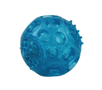 Dehner Lieblinge Hundespielzeug Blinky Marble, blau, ca. Ø6,3 cm