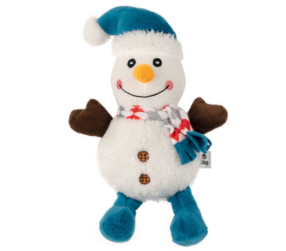 Dehner Lieblinge Hundespielzeug Snowman, ca. B16/H27/T6 cm