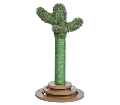 Dehner Lieblinge Kratzbaum Cactus, grün, ca. Ø32/H60 cm