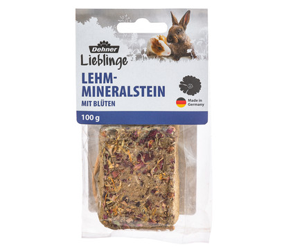 Dehner Lieblinge Lehm-Mineralstein Blüten, 100 g
