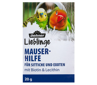 Dehner Lieblinge Mauserhilfe für Sittiche und Exoten, 20 g