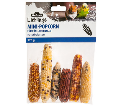 Dehner Lieblinge Nagersnack Mini-Popcorn für Vögel und Nager, 170g