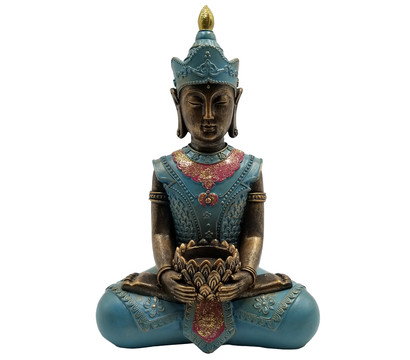 Dehner Polyresin-Buddha, ca. H34,5 cm