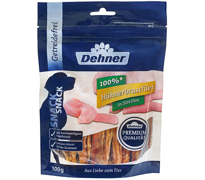 Dehner Premium Hundesnack Fleischstreifen, Hühnerbrustfilet