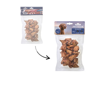 Dehner Premium Hundesnack Nuggets, 100 g